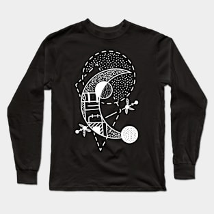 Geometry Moon Long Sleeve T-Shirt